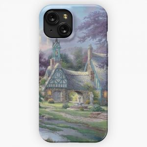 Clocktower Cottage iPhone 15 Slim Phone Case Cover