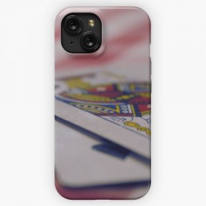 Close Up Photo Of Playing Cards iPhone 15 Slim Phone Case Cover