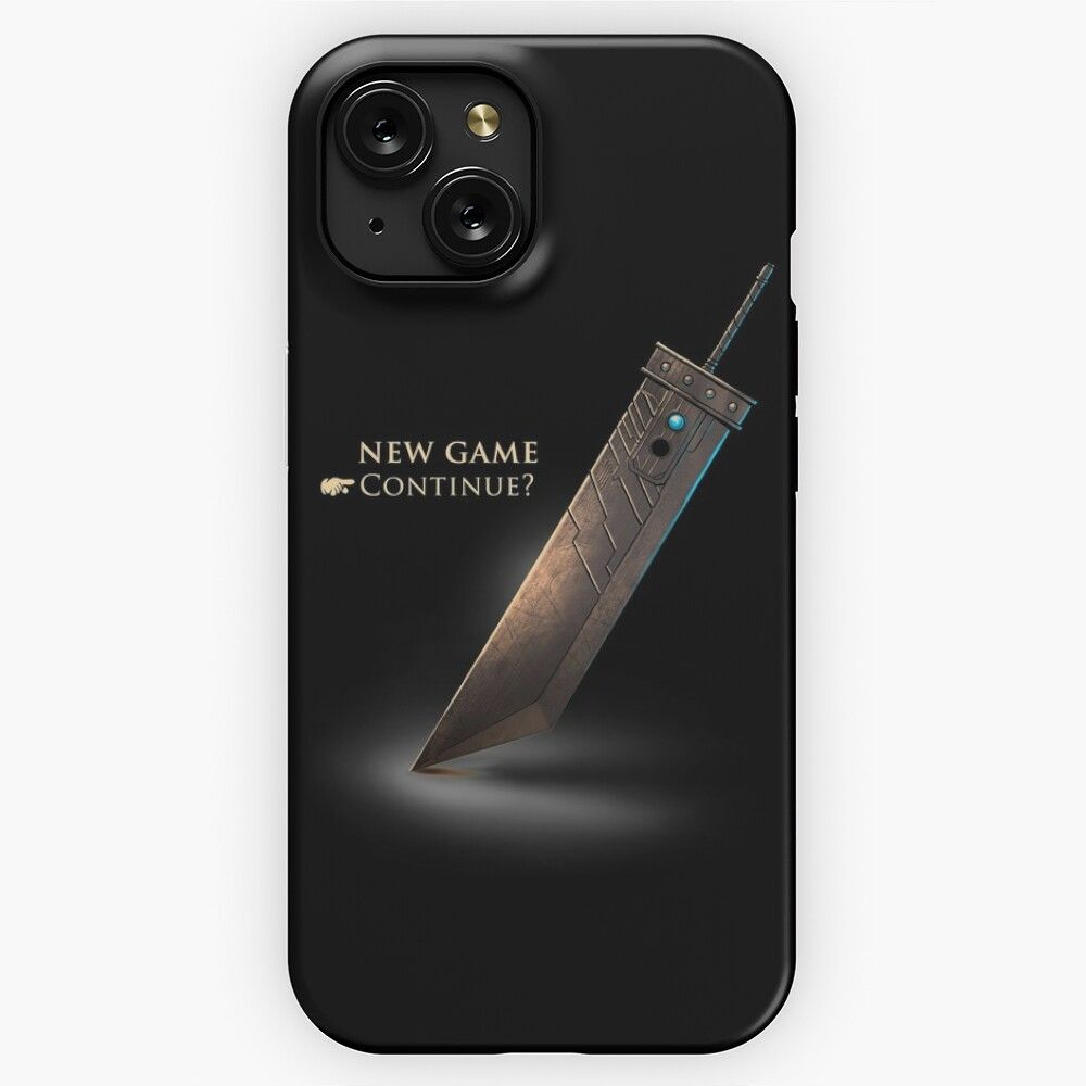 Cloud Strife Sword Final Fantasy Vii New Game Sephiroth Retro Gamer iPhone 15 Slim Phone Case Cover