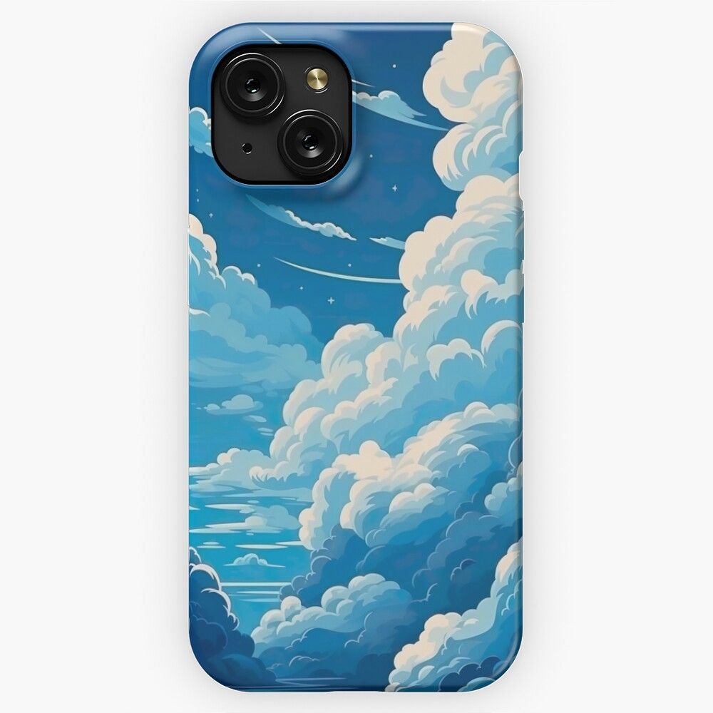 Cloudy Sky iPhone 15 Slim Phone Case Cover