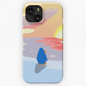 Club Penguin Sunset Painting iPhone 15 Slim Phone Case Cover