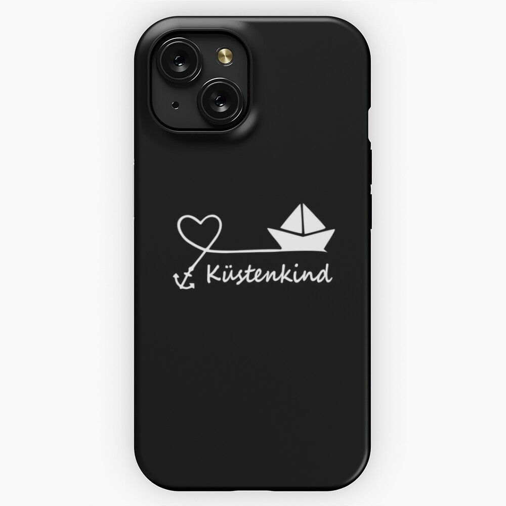 Coastal Child Heart Anchor Boat iPhone 15 Slim Phone Case Cover