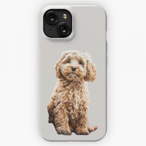 Cockapoo Cavoodle Labradoodle Cute Puppy Dog Poodle X iPhone 15 Slim Phone Case Cover