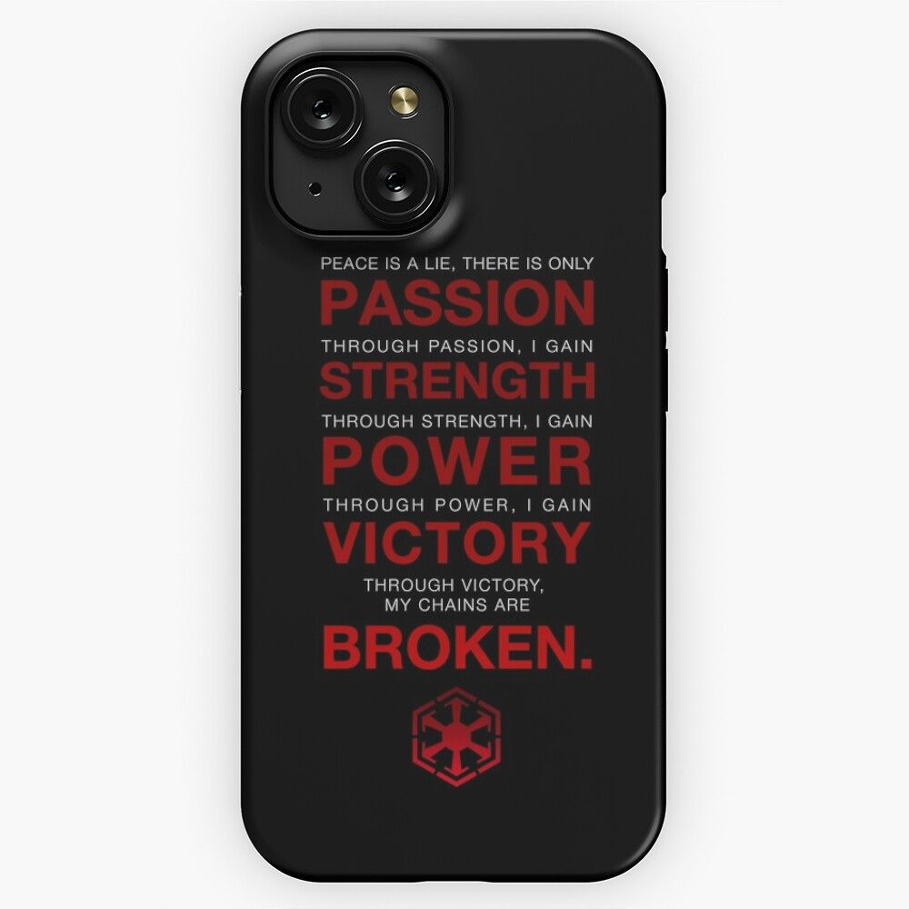 Code Of The Sith iPhone 15 Slim Phone Case Cover