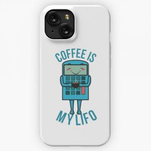 Coffee Is My Lifo Funny Occupations Accounting Coffee Pun iPhone 15 Slim Phone Case Cover