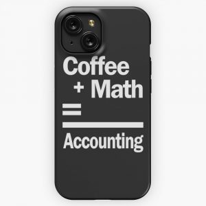 Coffee Math Accounting iPhone 15 Slim Phone Case Cover