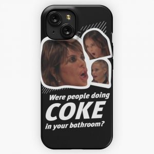 Coke In The Bathroom B W iPhone 15 Slim Phone Case Cover