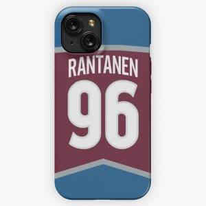 Colorado Avalanche Mikko Rantanen Home Jersey Back iPhone 15 Slim Phone Case Cover
