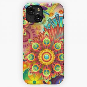 Colorful Abstract iPhone 15 Slim Phone Case Cover