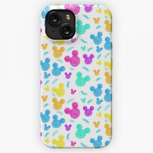 Colorful Confetti Dots iPhone 15 Slim Phone Case Cover