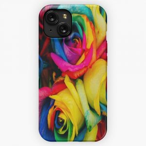 Colourful Roses iPhone 15 Slim Phone Case Cover