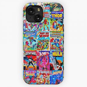Comic Book Collection iPhone 15 Slim Phone Case Cover