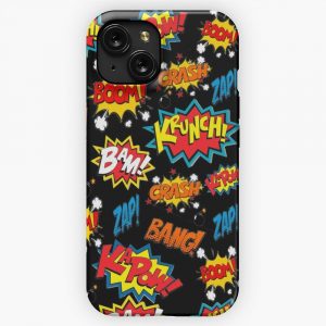 Comic Book Explosion iPhone 15 Slim Phone Case Cover