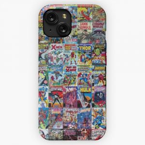 Comic Books 3 iPhone 15 Slim Phone Case Cover
