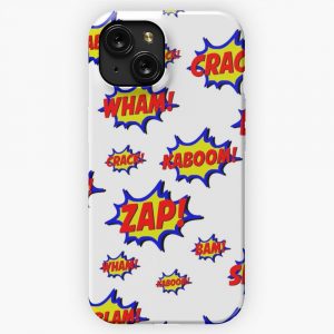 Comic Explosion iPhone 15 Slim Phone Case Cover