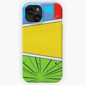 Comic iPhone 15 Slim Phone Case Cover