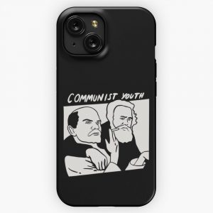 Communist Youth Cool Indie 90S Rock Music Aesthetic Communism Socialism iPhone 15 Slim Phone Case Cover