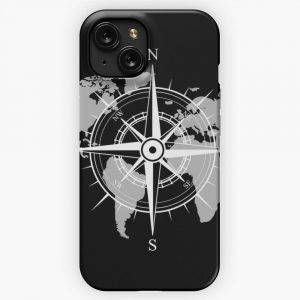 Compass World Map Gift Idea iPhone 15 Slim Phone Case Cover