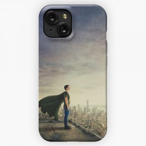 Confident Superhero iPhone 15 Slim Phone Case Cover