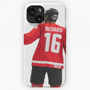 Connor Bedard Team Canada iPhone 15 Slim Phone Case Cover