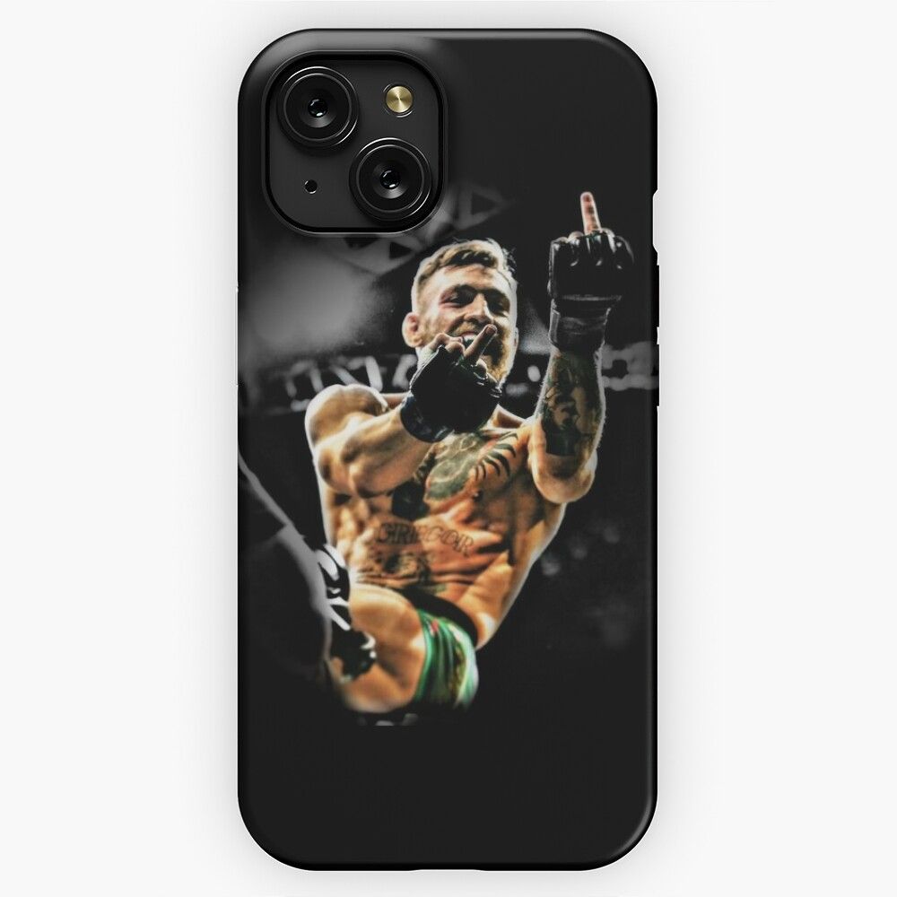 Conor Mcgregor Middle Fingers Up iPhone 15 Slim Phone Case Cover