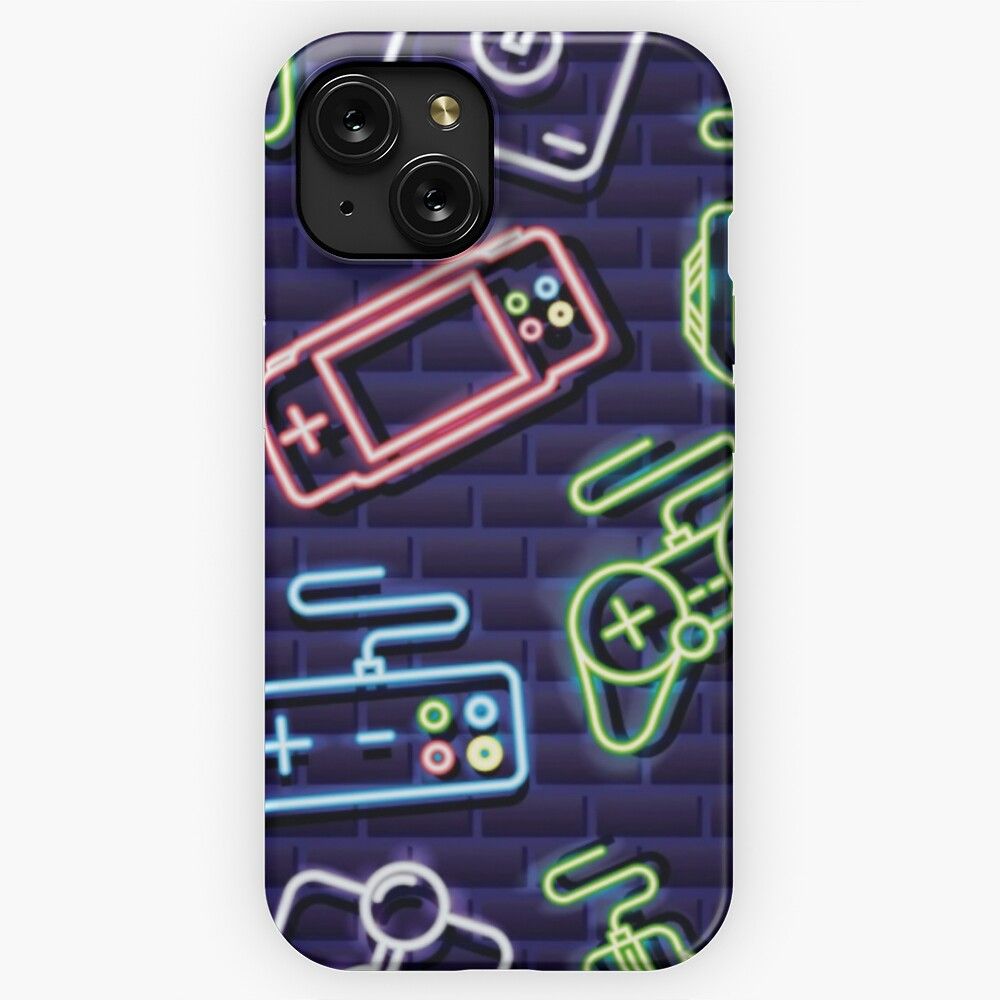 Controllers Neon iPhone 15 Slim Phone Case Cover