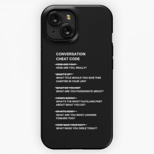 Conversation Cheat Code iPhone 15 Slim Phone Case Cover