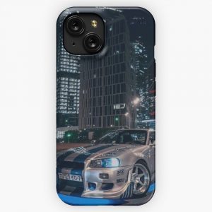 Cool Car Illustration iPhone 15 Slim Phone Case Cover
