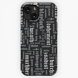 Copy Of Black Dagger Brotherhood Word Cloud Portrait Orientation iPhone 15 Slim Phone Case Cover