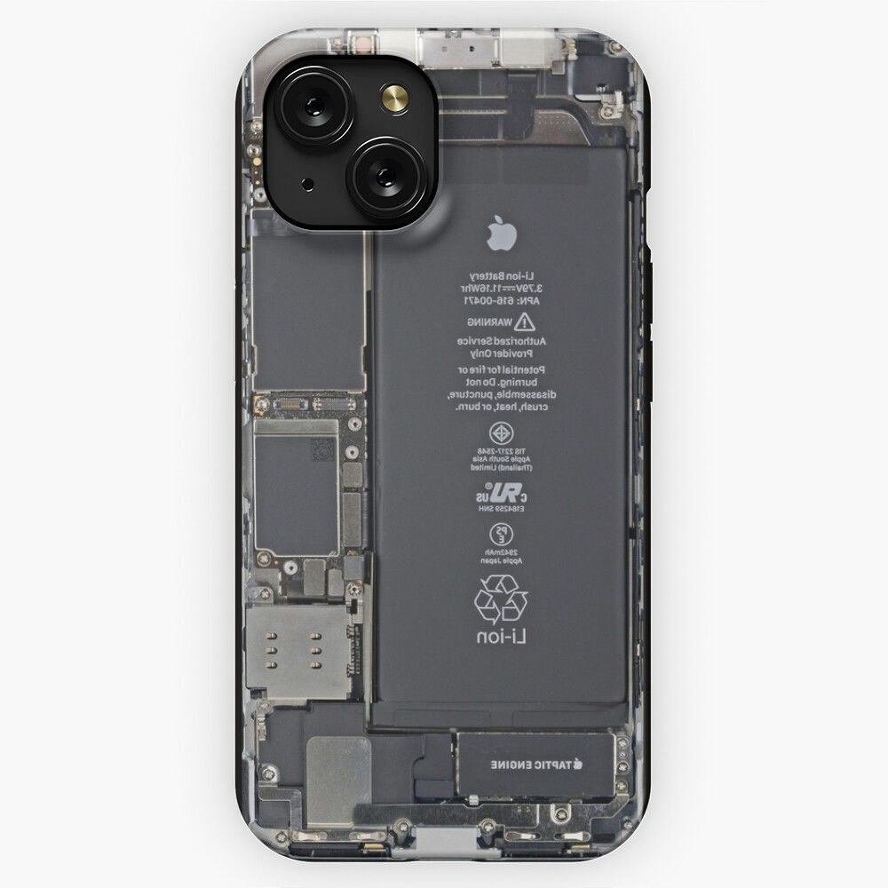 Copy Of Iphone Xr Internal Electronics iPhone 15 Slim Phone Case Cover