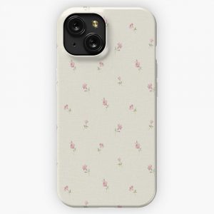 Coquette Aesthetic Ditzy Floral Print iPhone 15 Slim Phone Case Cover