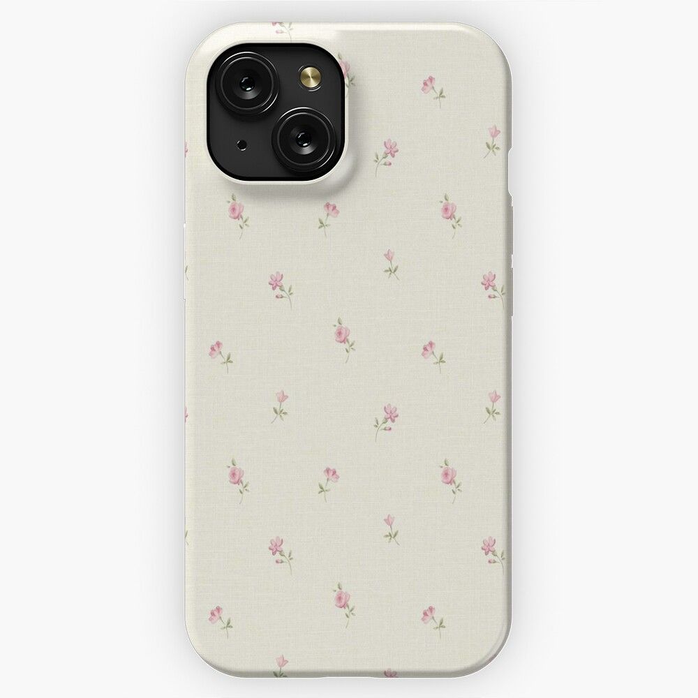 Coquette Aesthetic Ditzy Floral Print iPhone 15 Slim Phone Case Cover