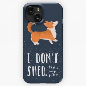 Corgi Glitter Pembroke Welsh Corgi iPhone 15 Slim Phone Case Cover