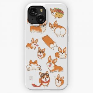 Corgi iPhone 15 Slim Phone Case Cover