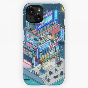 Corner Store Night iPhone 15 Slim Phone Case Cover