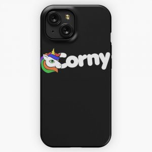 Corny Unicorn iPhone 15 Slim Phone Case Cover