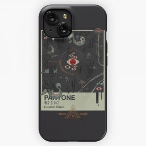 Cosmic Black iPhone 15 Slim Phone Case Cover