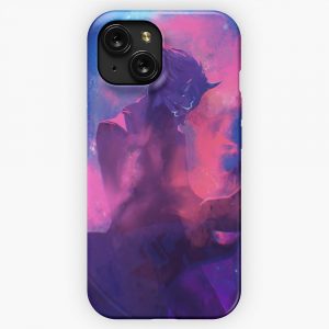 Cosmic Fire Ghoul iPhone 15 Slim Phone Case Cover