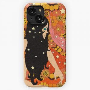 Cosmic Mermaid iPhone 15 Slim Phone Case Cover