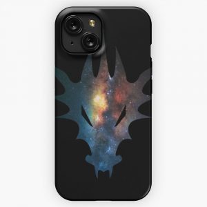 Cosmic Watercolor Legendary Animals Dragon iPhone 15 Slim Phone Case Cover