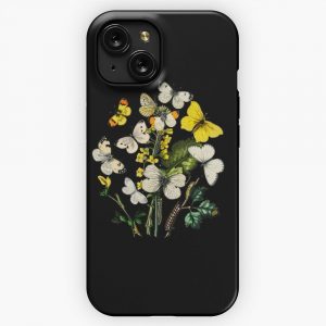 Cottagecore Flowers Andbutterflies iPhone 15 Slim Phone Case Cover