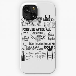 Country Music Can Collage iPhone 15 Slim Phone Case Cover
