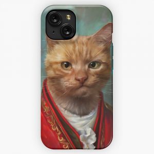 Court General Wise Cat iPhone 15 Slim Phone Case Cover