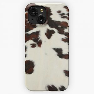 Cow Spots Print iPhone 15 Slim Phone Case Cover