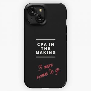Cpa In The Making 3 More To Go iPhone 15 Slim Phone Case Cover