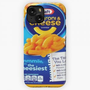 Craft Macaroni Cheese Design iPhone 15 Slim Phone Case Cover