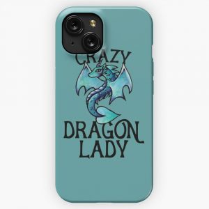 Crazy Dragon Lady iPhone 15 Slim Phone Case Cover