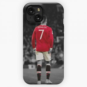 Cristiano Ronaldo Manchester United 2021 22 2 iPhone 15 Slim Phone Case Cover