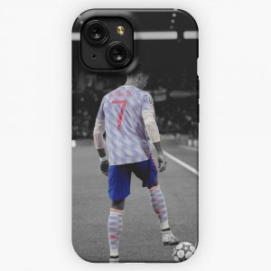 Cristiano Ronaldo Manchester United 2021 22 iPhone 15 Slim Phone Case Cover