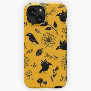 Crows And Foliage iPhone 15 Slim Phone Case Cover